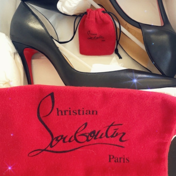 Christian Louboutin Iriza half d'Orsay Leather Sz 39 NIB - Picture 16 of 16